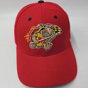 Maryland Terrapins Hat Adjustable Zephyr Red NCAA Wool Blend Terps Testudo Logo